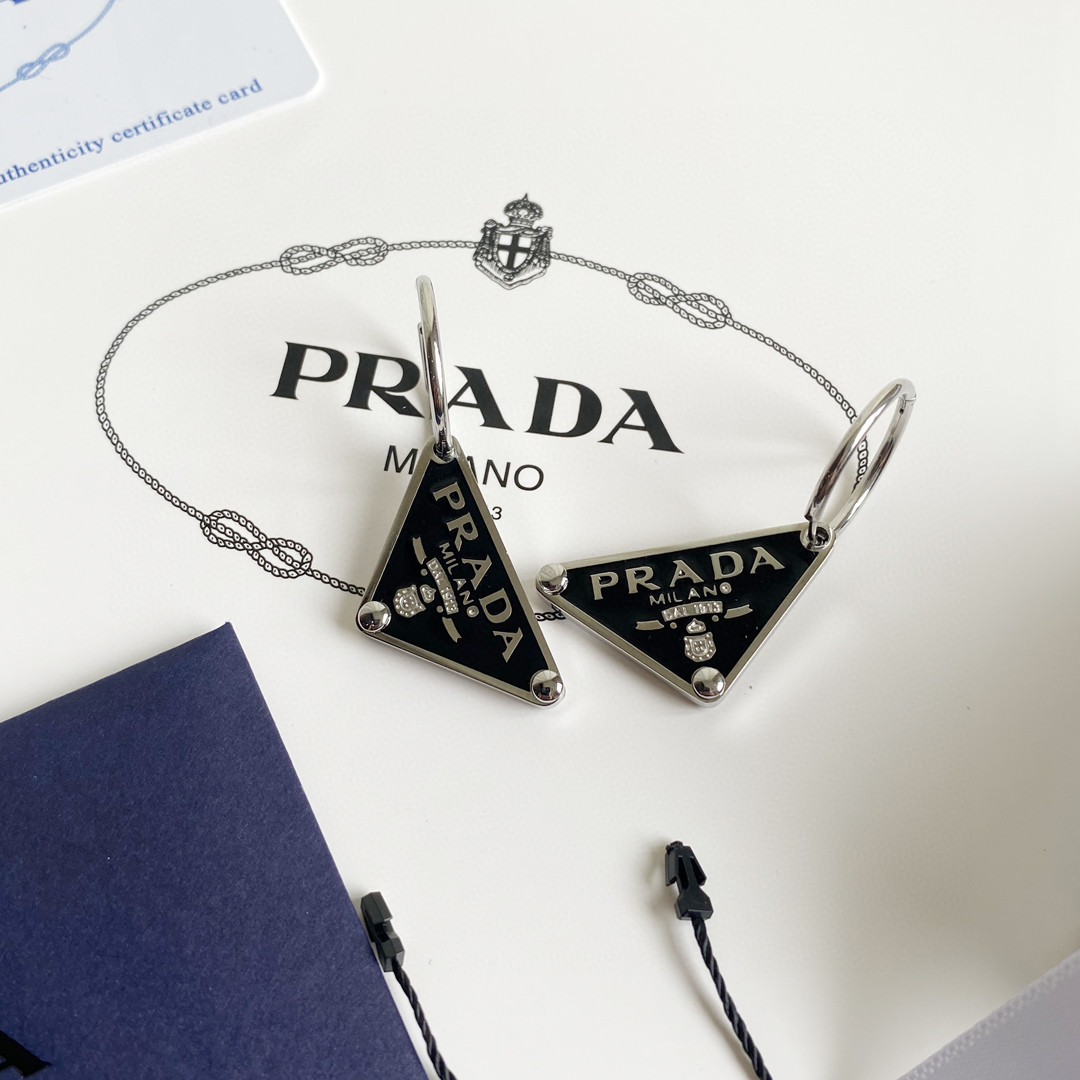 Prada Prada Symbole Pendant Earring - 