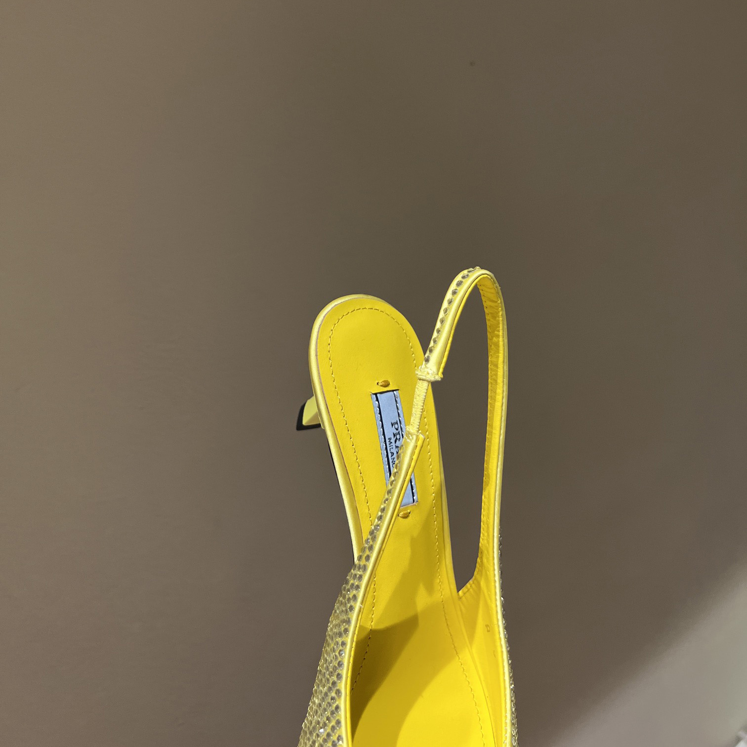 Prada Satin Sling-Back Pumps With Crystals(5.5cm) - PerfectKickZ