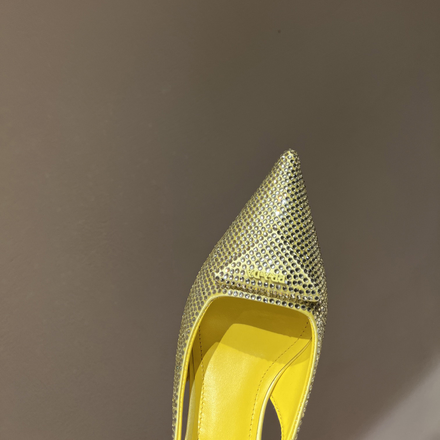 Prada Satin Sling-Back Pumps With Crystals(5.5cm) - PerfectKickZ