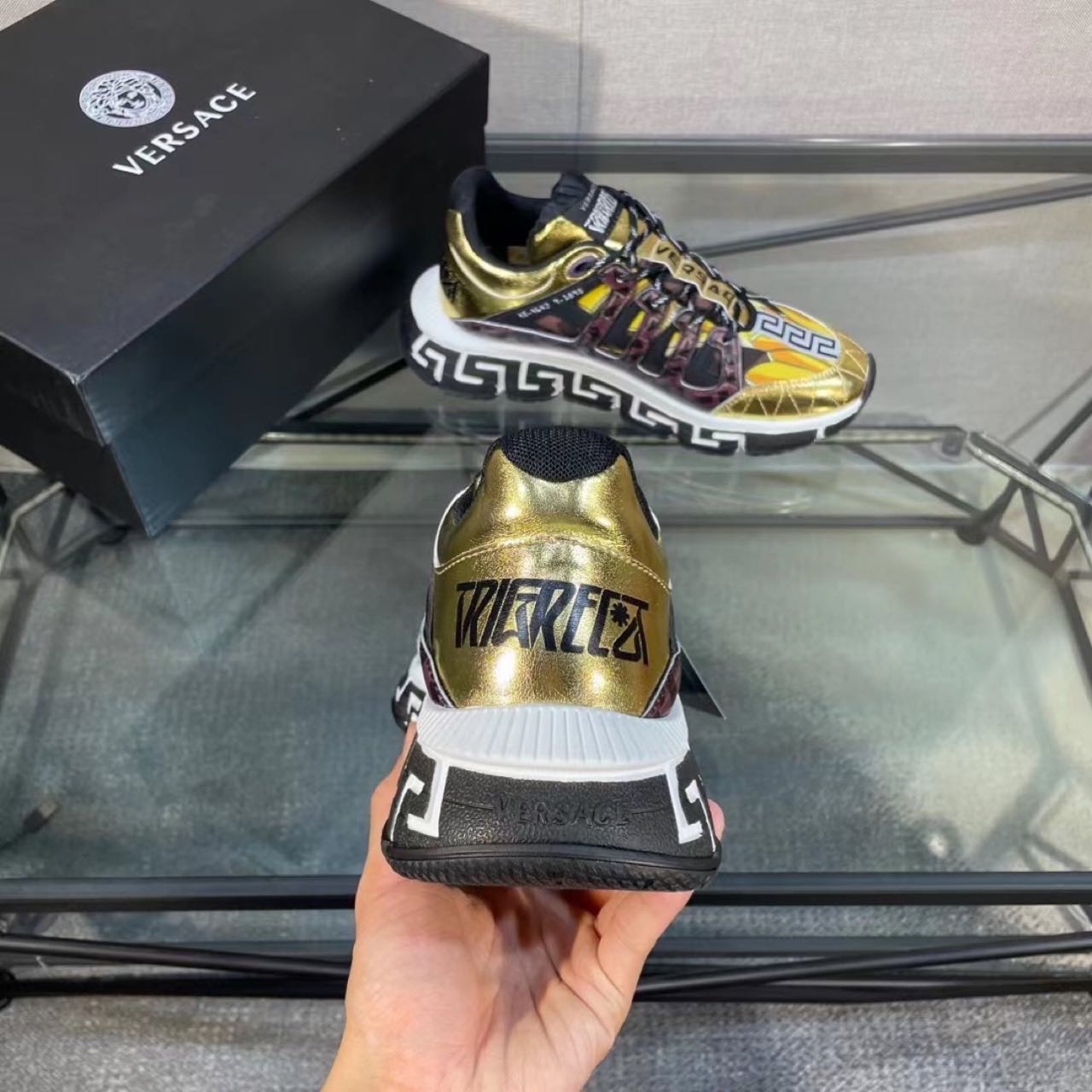 Versace Fendace Trigreca Sneakers - PerfectKickZ