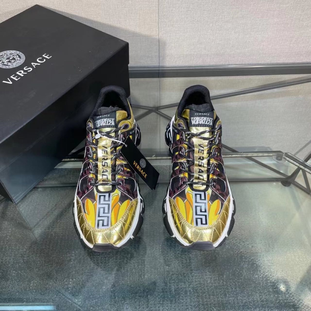 Versace Fendace Trigreca Sneakers - PerfectKickZ