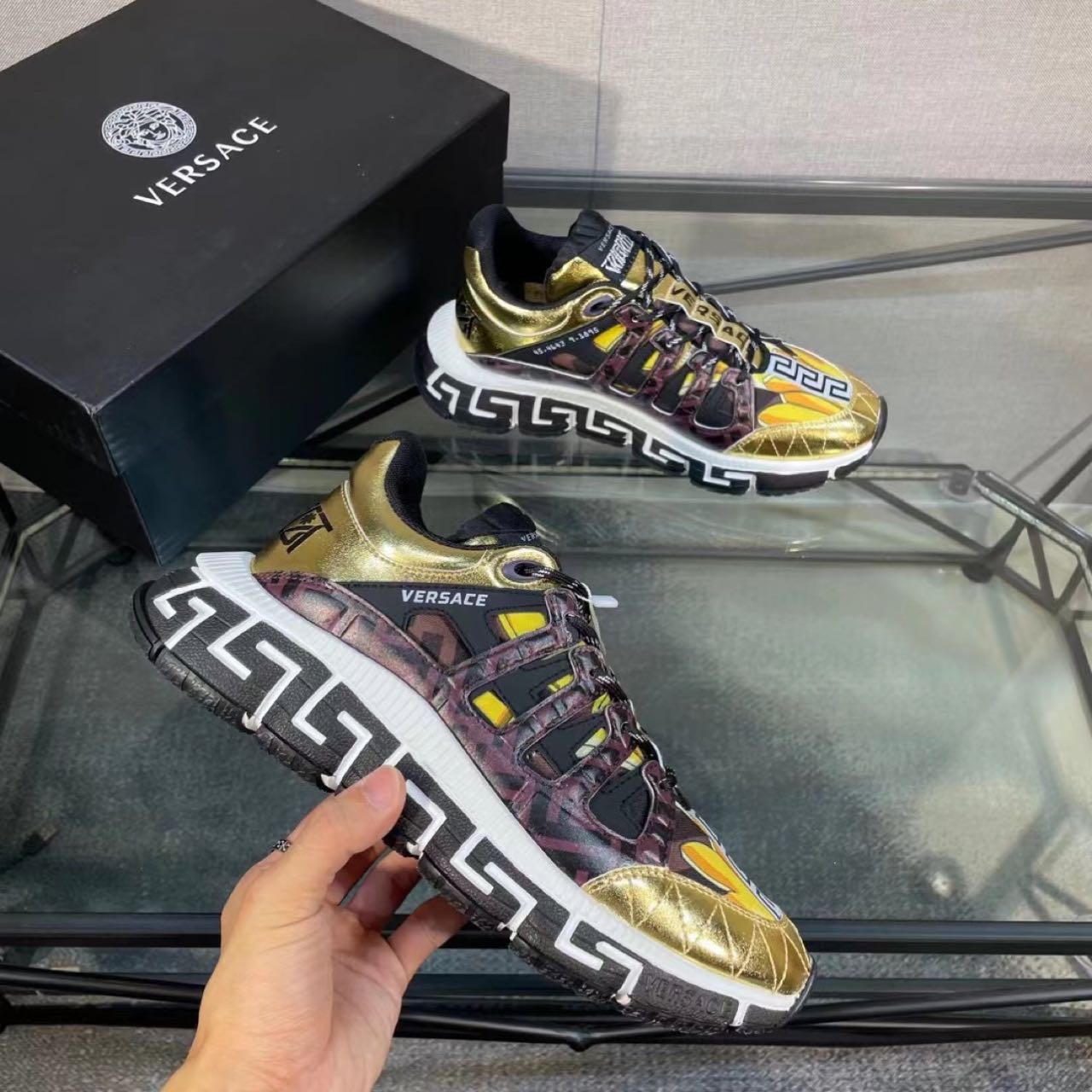 Versace Fendace Trigreca Sneakers - PerfectKickZ