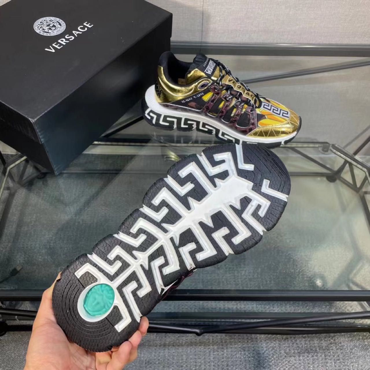 Versace Fendace Trigreca Sneakers - PerfectKickZ