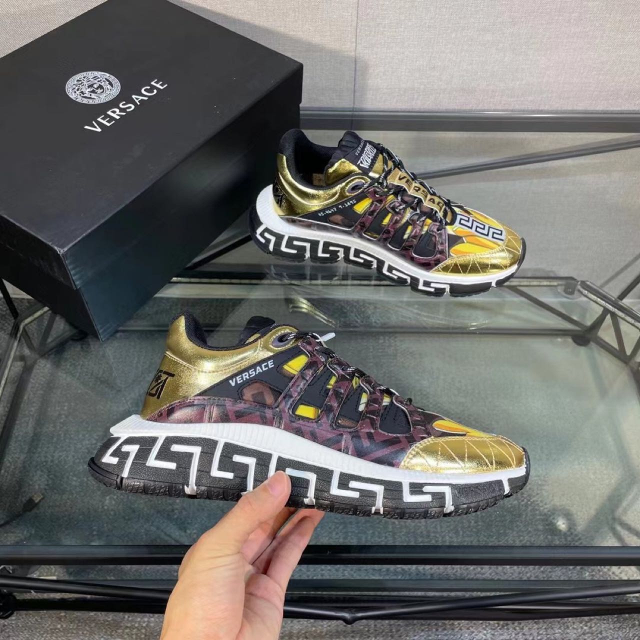 Versace Fendace Trigreca Sneakers - PerfectKickZ