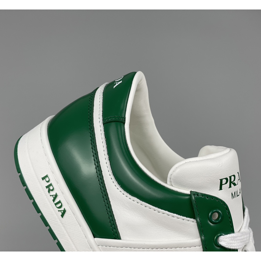 Prada Downtown Leather Sneakers - PerfectKickZ
