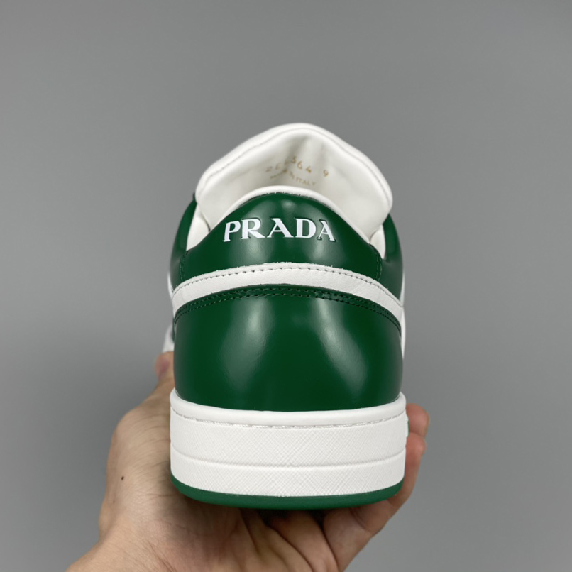 Prada Downtown Leather Sneakers - PerfectKickZ