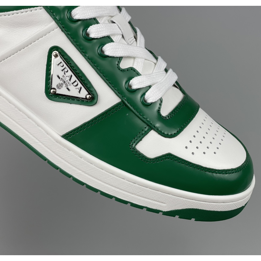Prada Downtown Leather Sneakers - PerfectKickZ