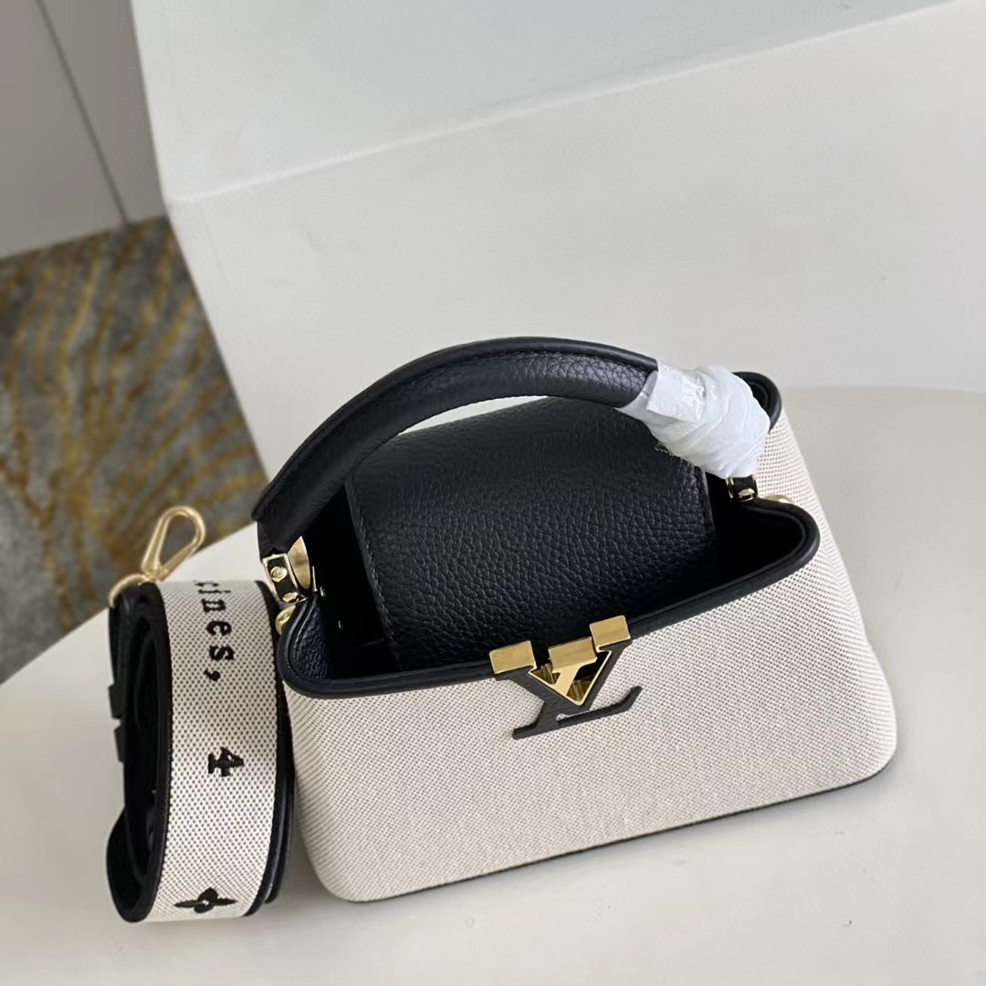 Louis Vuitton Capucines MM Handbag (21-14-8cm)   M59872 - 