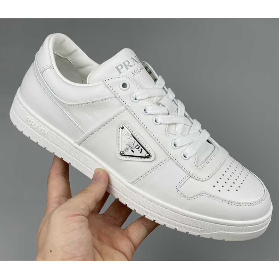 Prada Downtown Leather Sneakers - PerfectKickZ