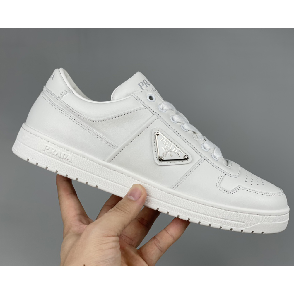 Prada Downtown Leather Sneakers - PerfectKickZ
