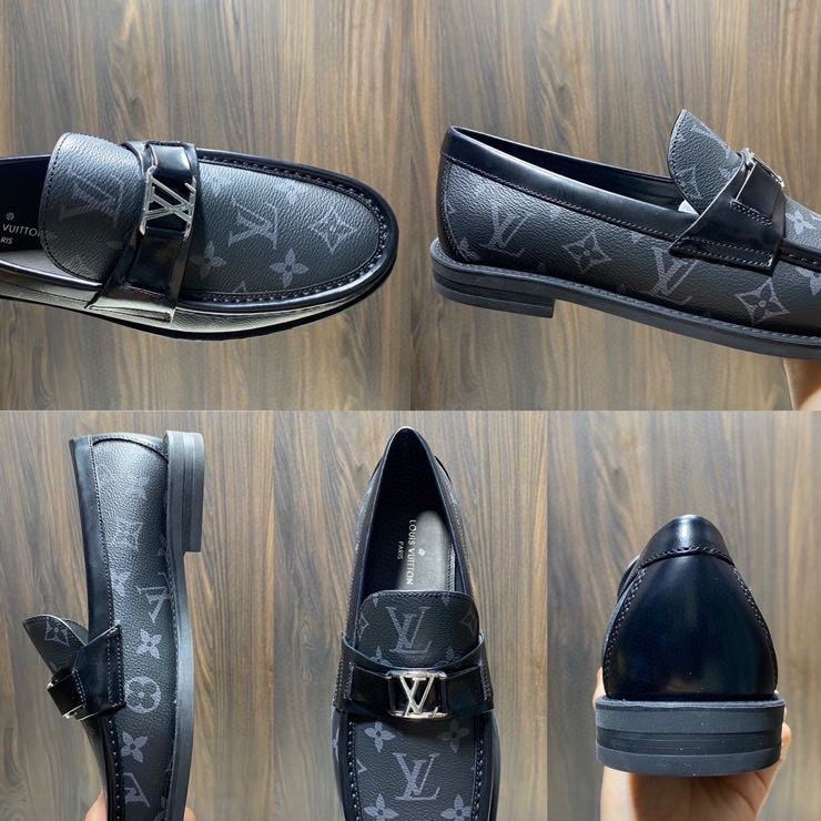 Louis Vuitton Major Loafer(Black) - PerfectKickZ