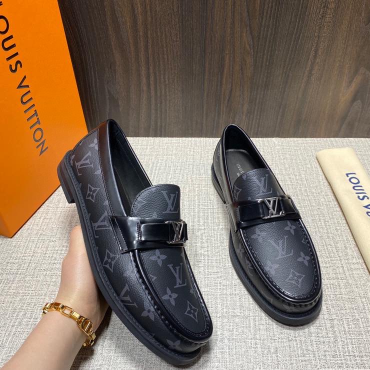 Louis Vuitton Major Loafer(Black) - PerfectKickZ