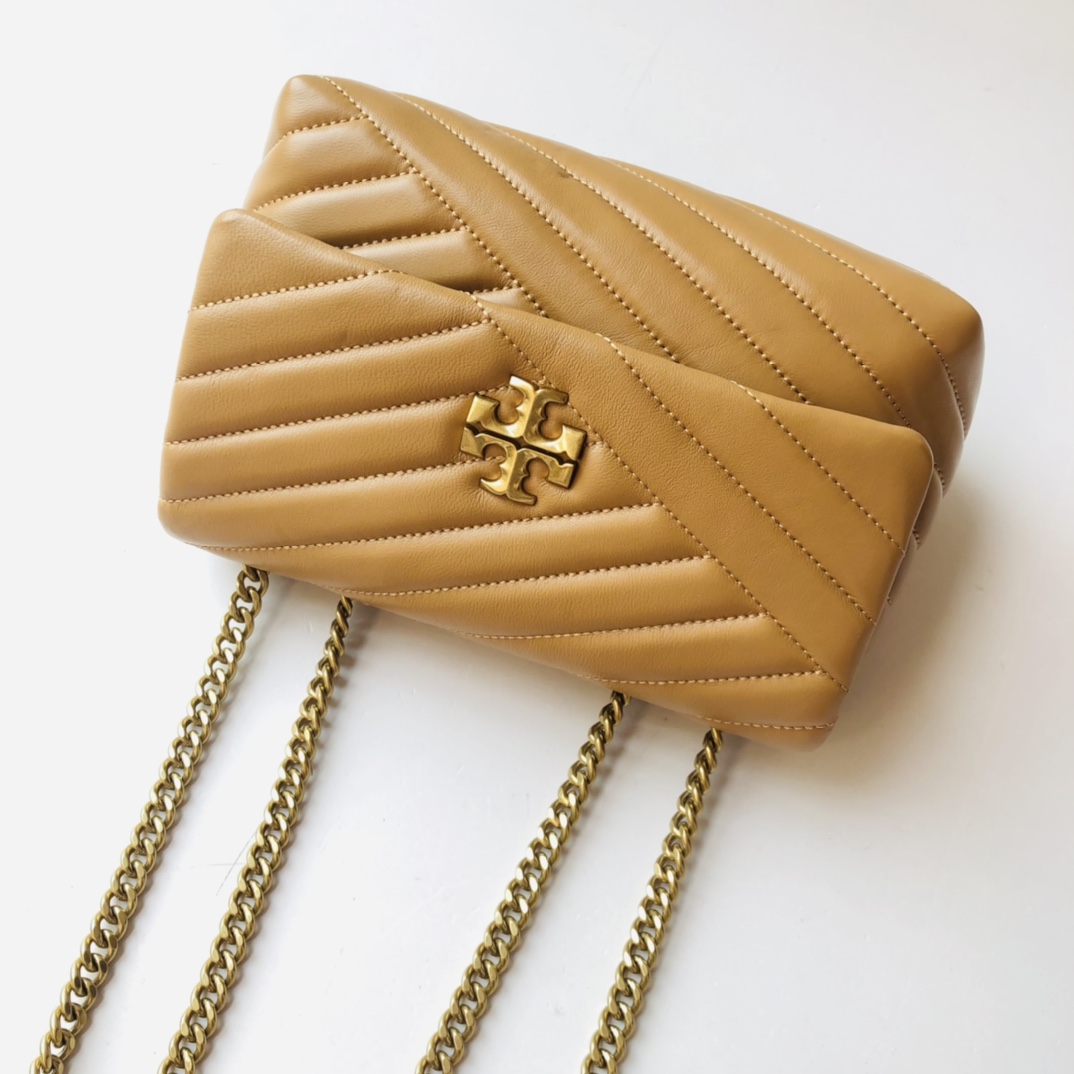 ToryBurch Kira Chevron Convertible Shoulder Bag(22.5-15-8cm)  TB316S90452 - PerfectKickZ