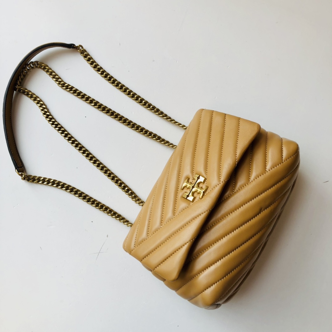 ToryBurch Kira Chevron Convertible Shoulder Bag(22.5-15-8cm)  TB316S90452 - PerfectKickZ
