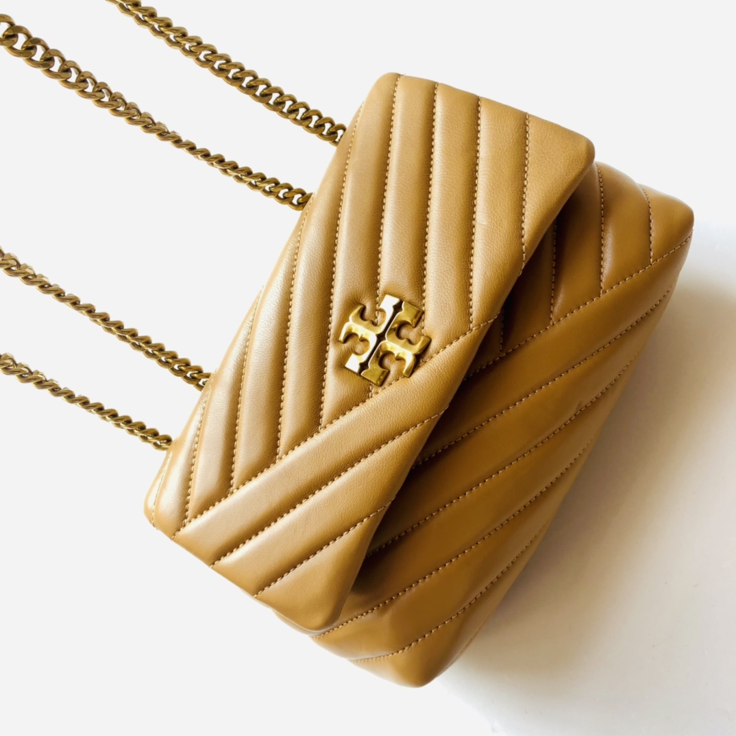 ToryBurch Kira Chevron Convertible Shoulder Bag(22.5-15-8cm)  TB316S90452 - PerfectKickZ