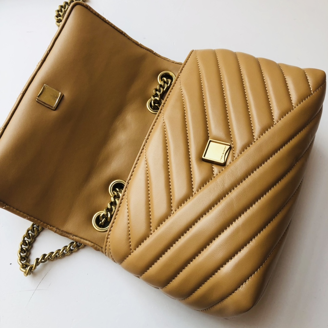 ToryBurch Kira Chevron Convertible Shoulder Bag(22.5-15-8cm)  TB316S90452 - PerfectKickZ