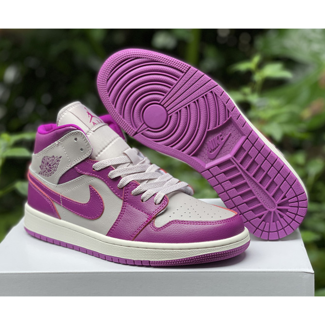 Air Jordan 1 Mid Magenta Sneaker    BQ6472-501 - PerfectKickZ