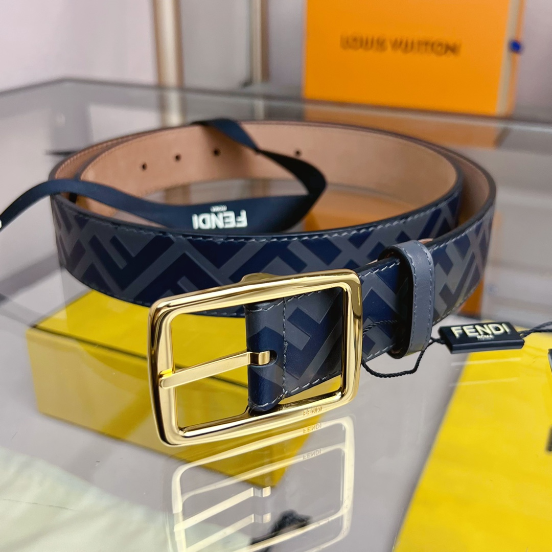 Fendi Leather Belt  - PerfectKickZ