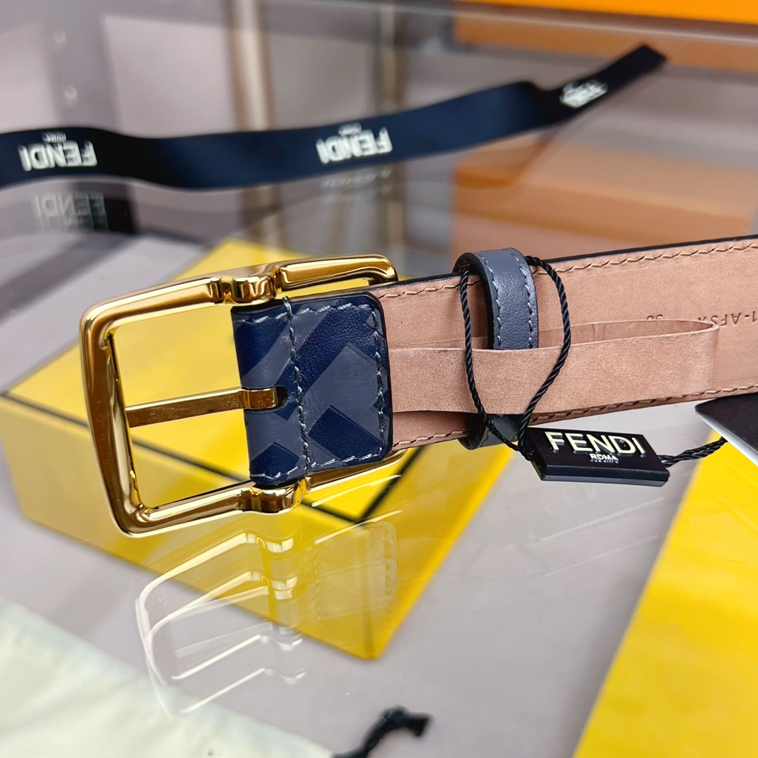 Fendi Leather Belt  - PerfectKickZ