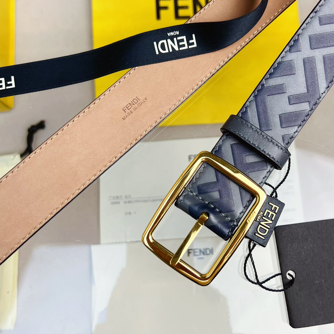 Fendi Leather Belt  - PerfectKickZ