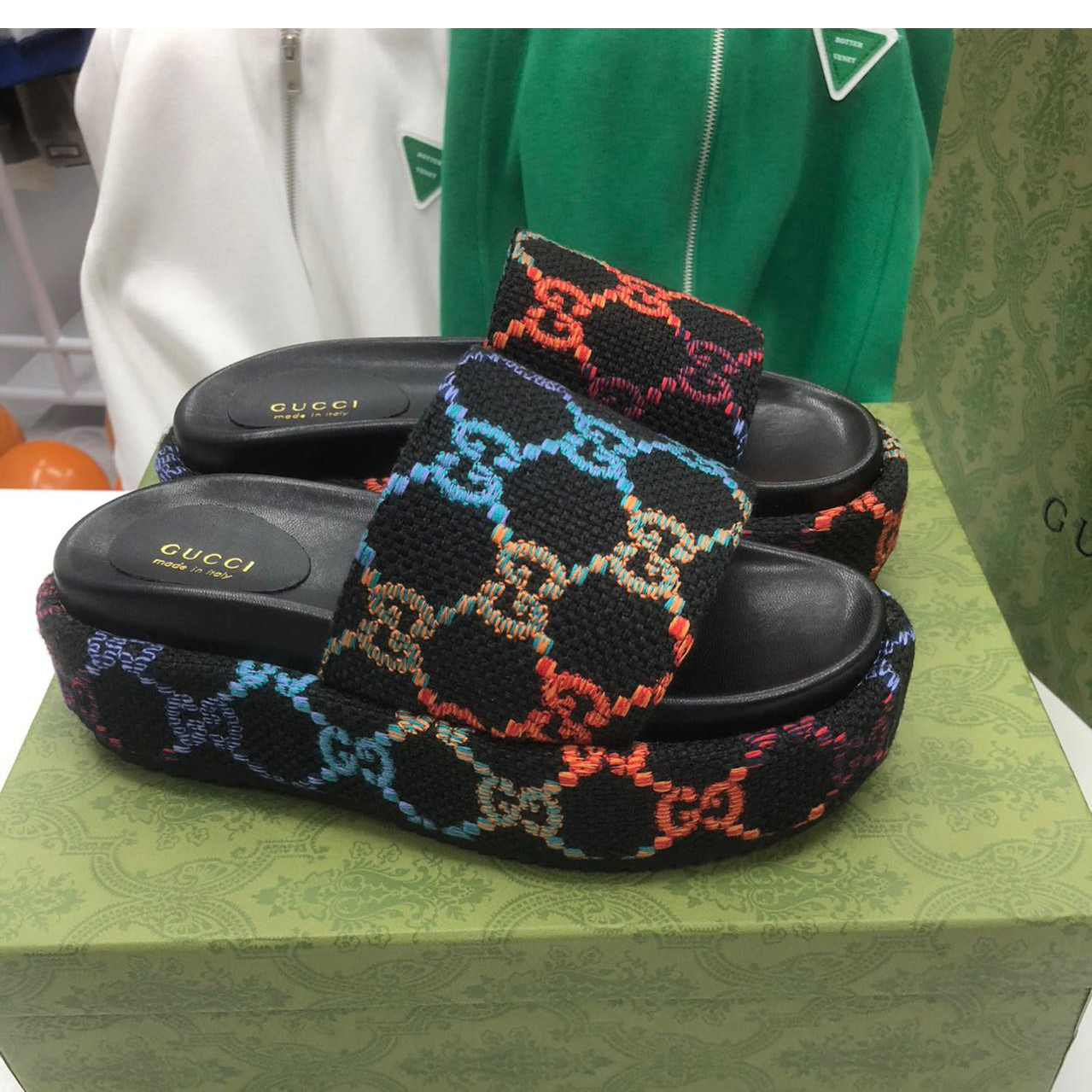 Gucci Platform Slide Sandal - PerfectKickZ