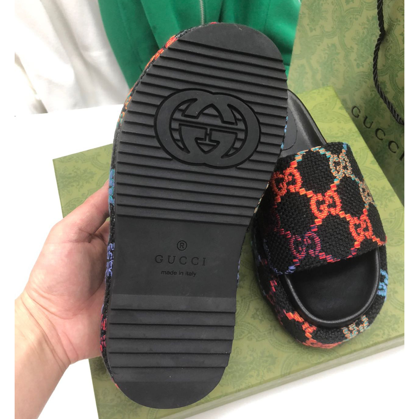 Gucci Platform Slide Sandal - PerfectKickZ