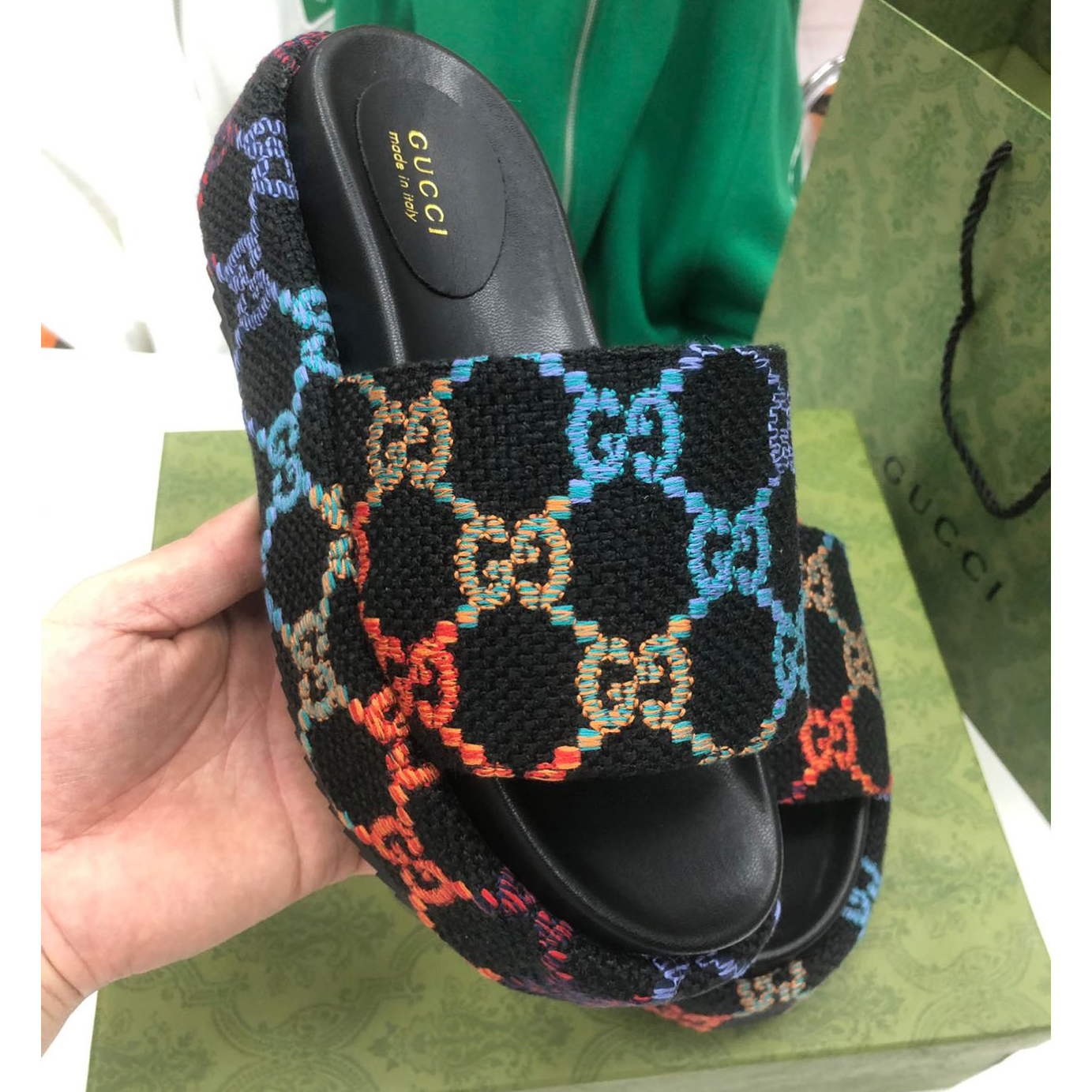 Gucci Platform Slide Sandal - PerfectKickZ
