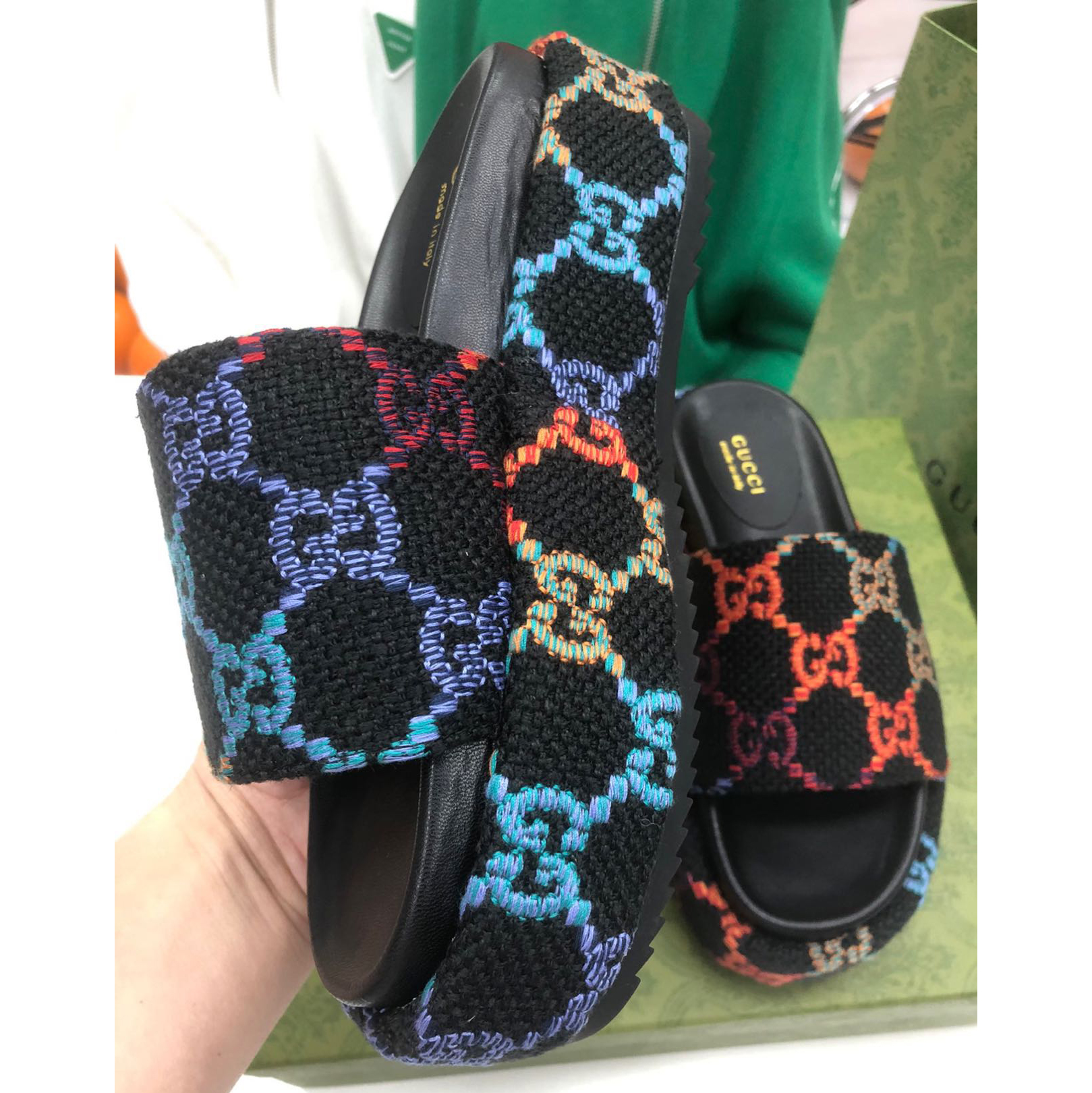 Gucci Platform Slide Sandal - PerfectKickZ