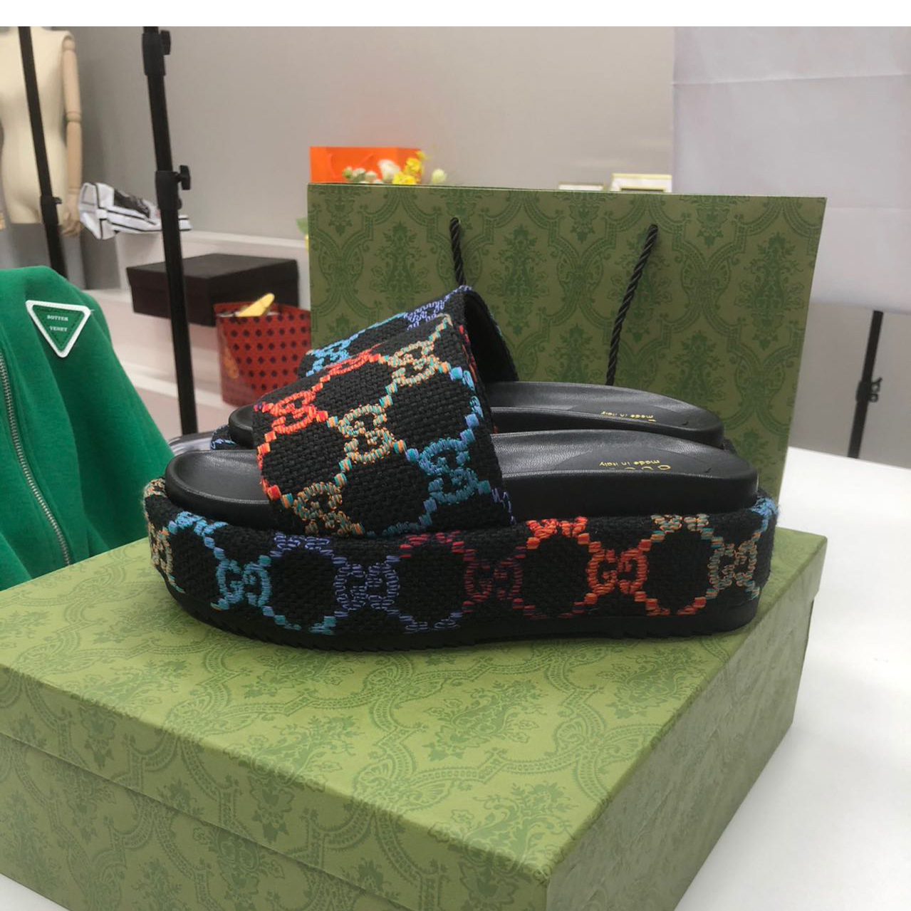 Gucci Platform Slide Sandal - PerfectKickZ