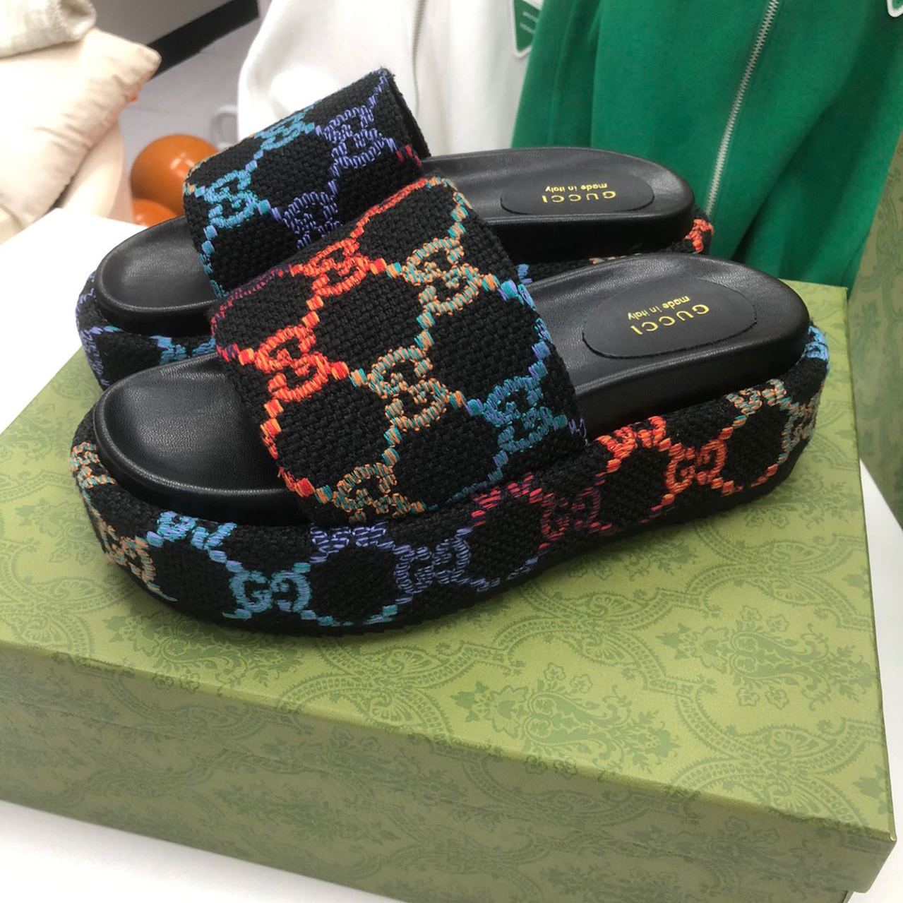 Gucci Platform Slide Sandal - PerfectKickZ