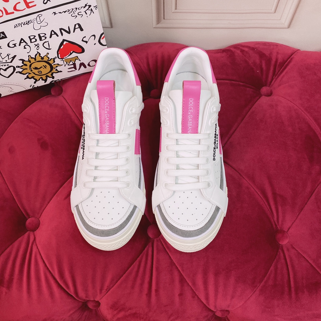 Dolce & Gabbana Calfskin Custom 2.Zero Sneakers With Contrasting Details - PerfectKickZ
