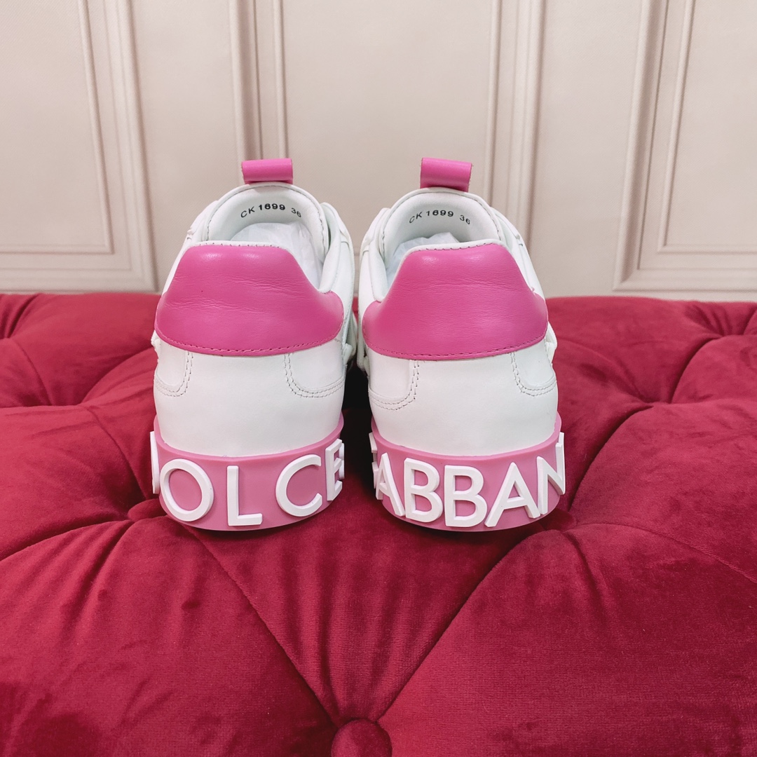 Dolce & Gabbana Calfskin Custom 2.Zero Sneakers With Contrasting Details - PerfectKickZ