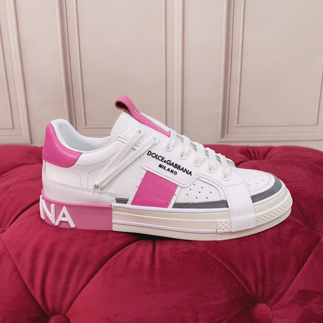 Dolce & Gabbana Calfskin Custom 2.Zero Sneakers With Contrasting Details - PerfectKickZ