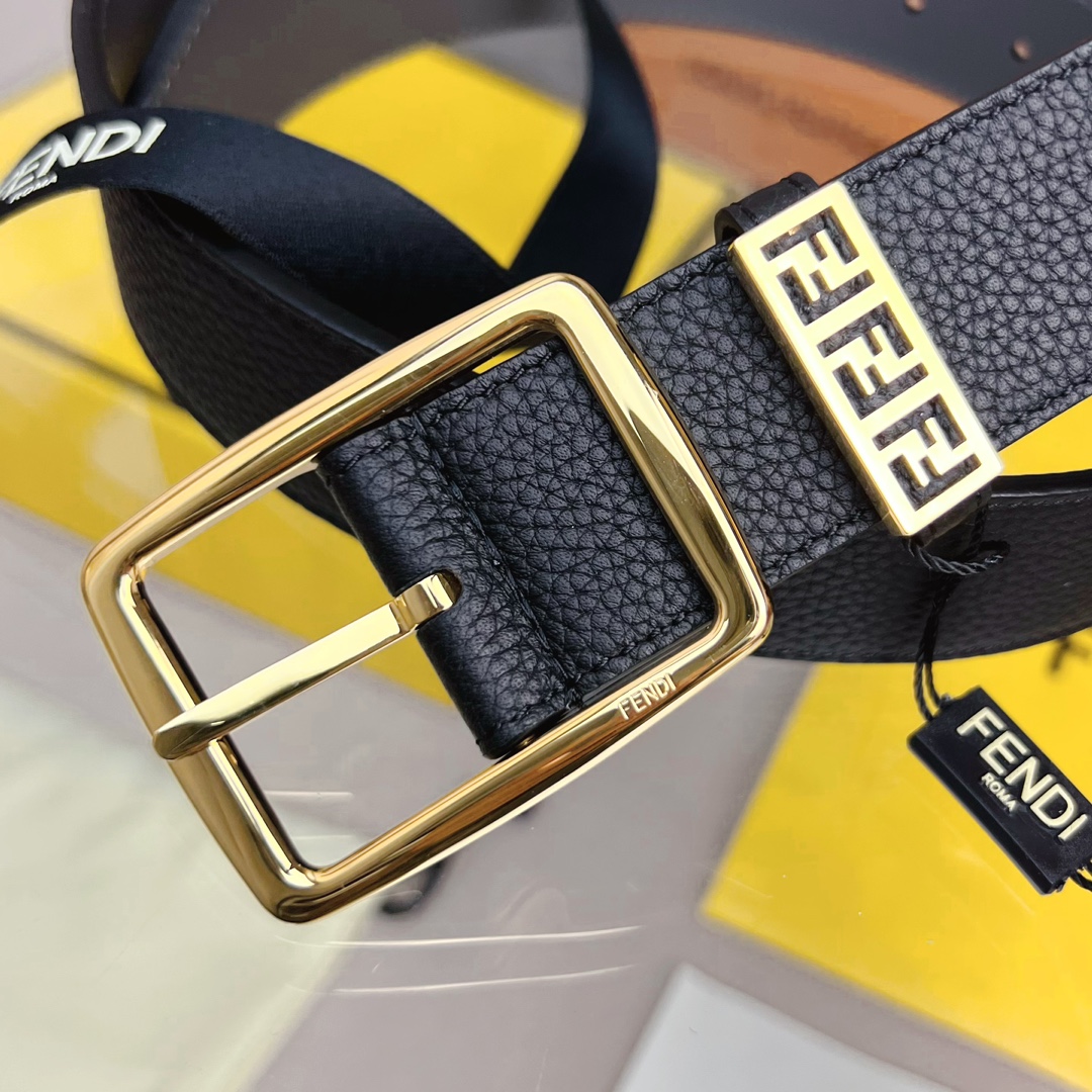 Fendi Leather Belt  - PerfectKickZ