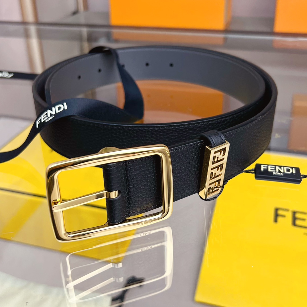 Fendi Leather Belt  - PerfectKickZ