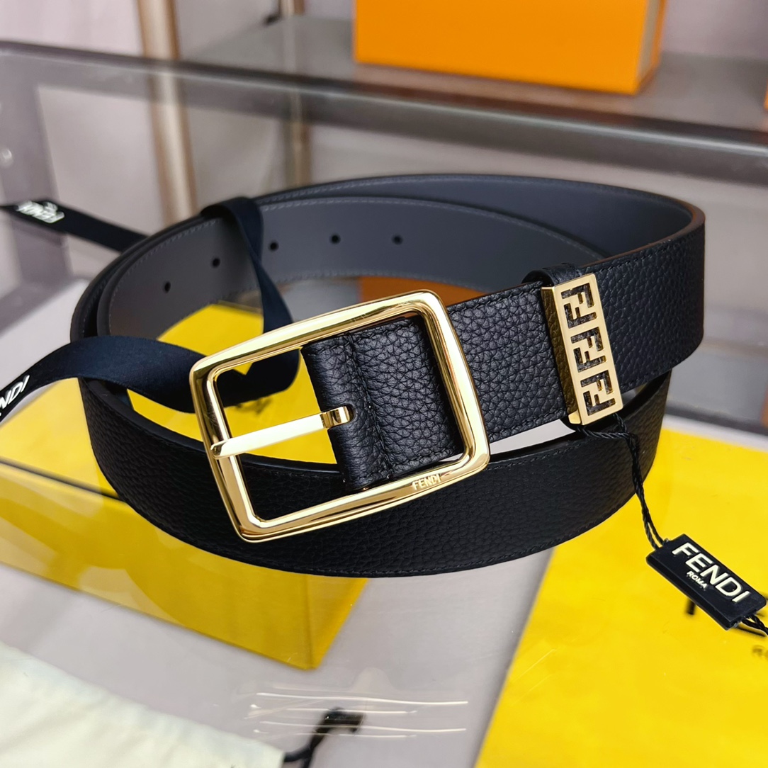 Fendi Leather Belt  - PerfectKickZ