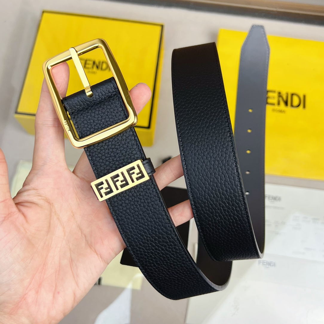 Fendi Leather Belt  - PerfectKickZ