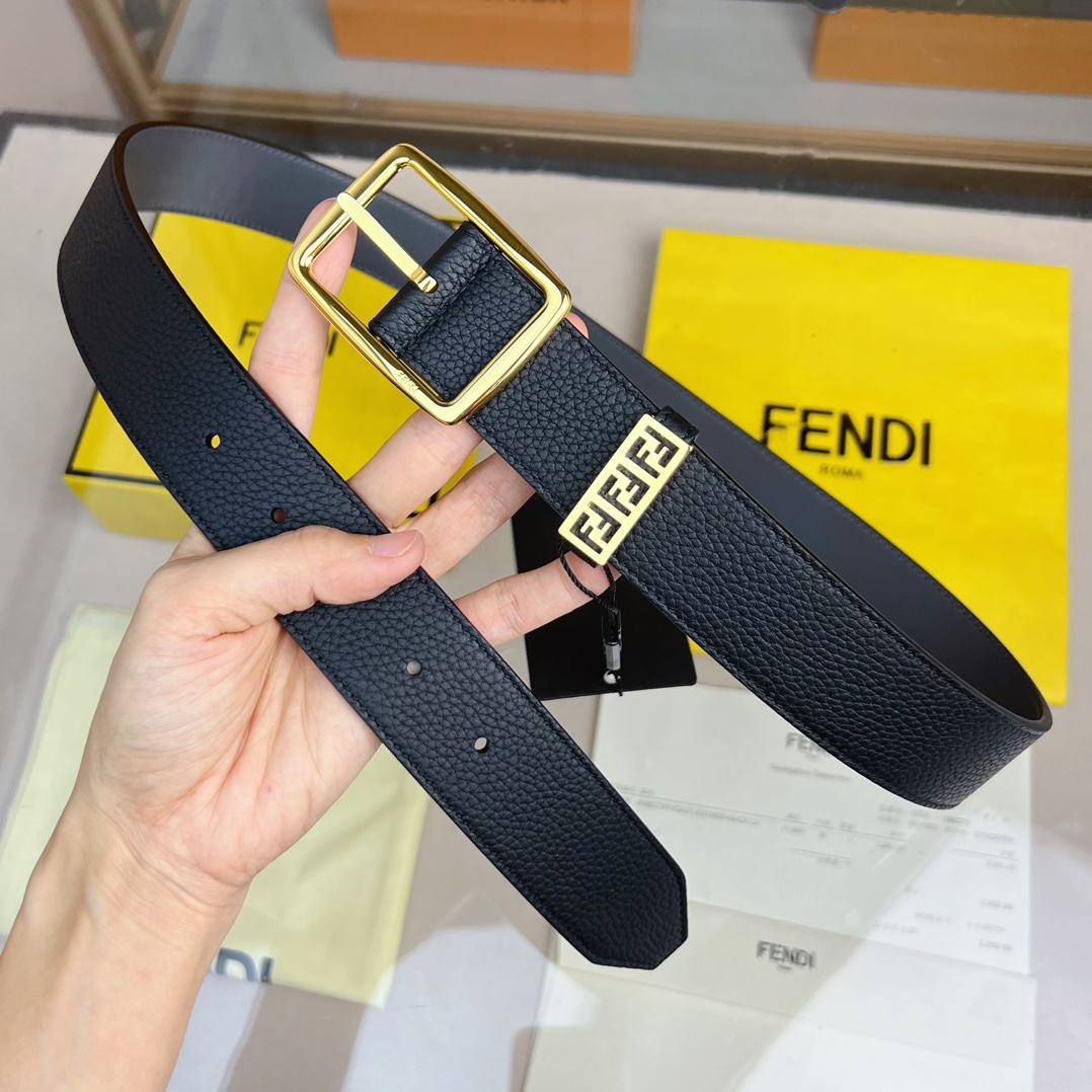 Fendi Leather Belt  - PerfectKickZ