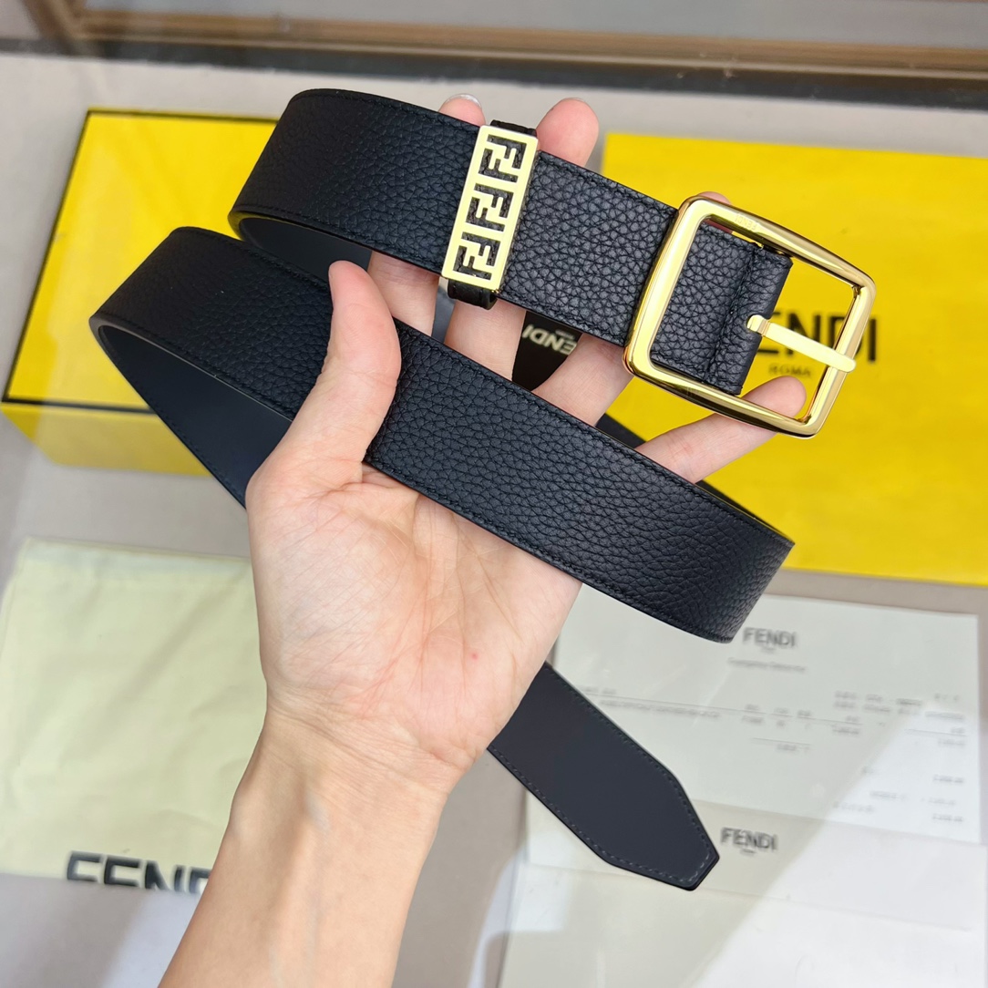 Fendi Leather Belt  - PerfectKickZ