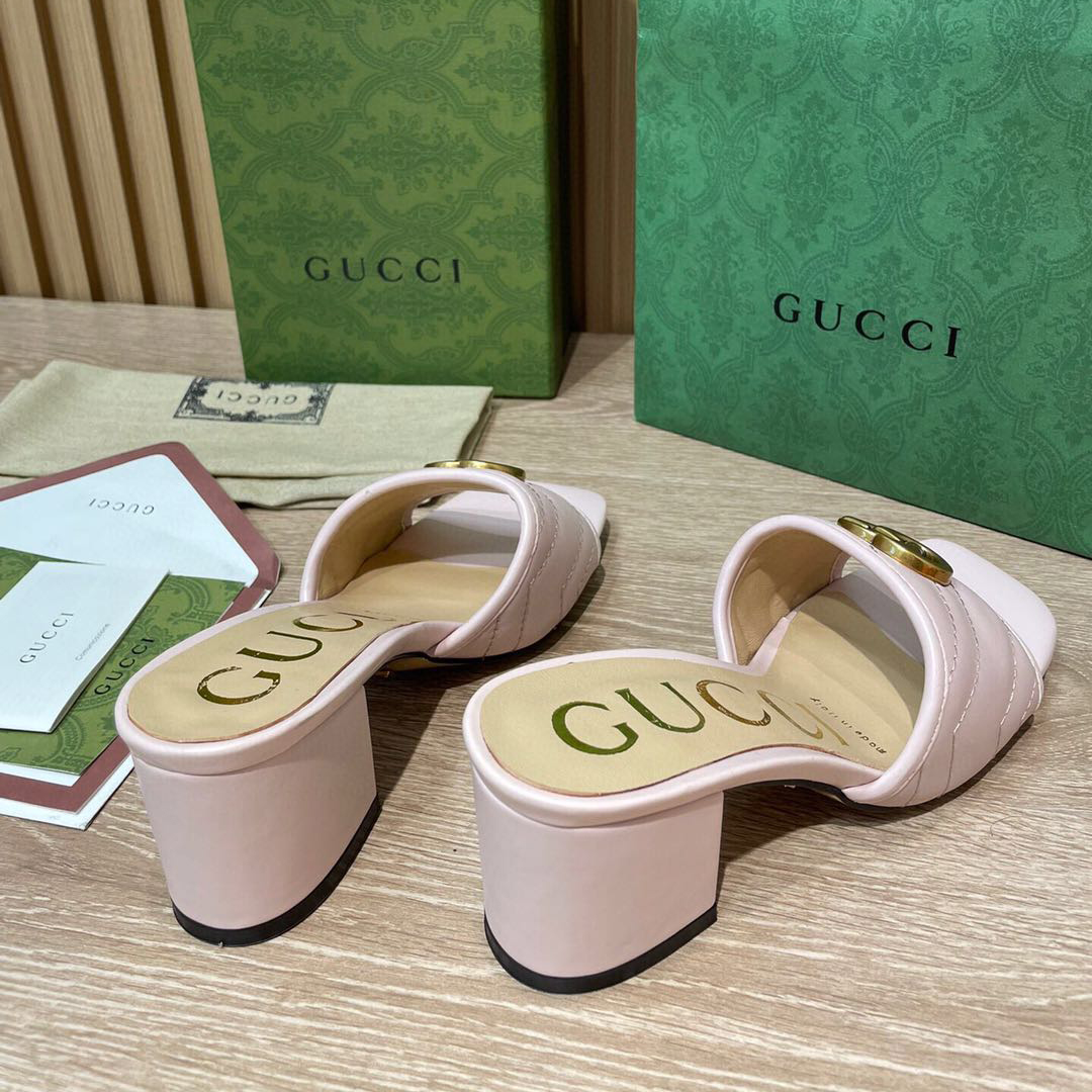 Gucci Women's Double G Slide Sandal  - PerfectKickZ