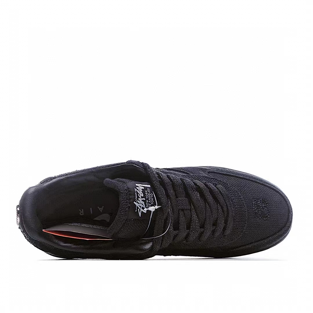 tussy x Nike Air Force 1 Low"Black Cool"  Sneaker   - 