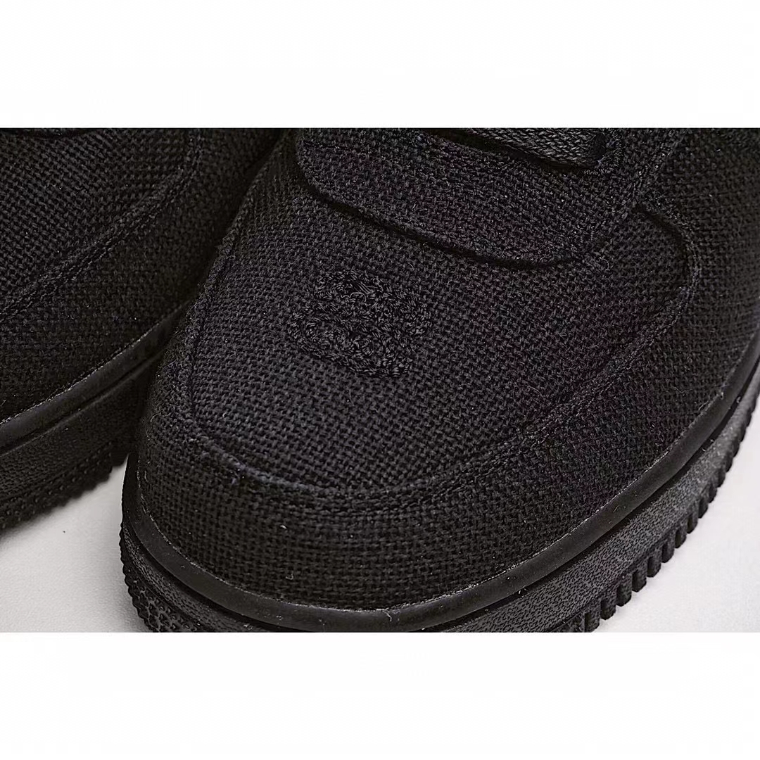tussy x Nike Air Force 1 Low"Black Cool"  Sneaker   - 