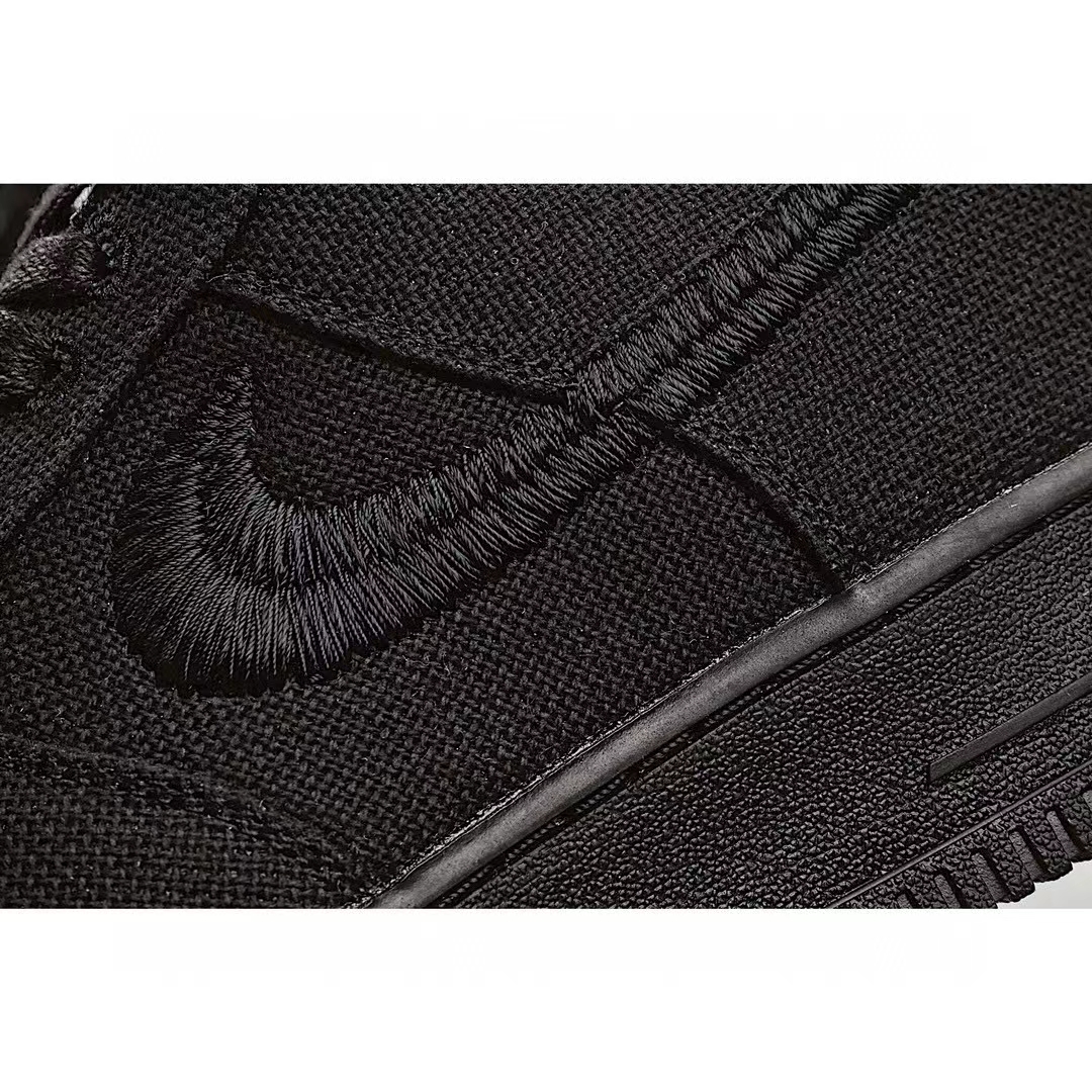 tussy x Nike Air Force 1 Low"Black Cool"  Sneaker   - 