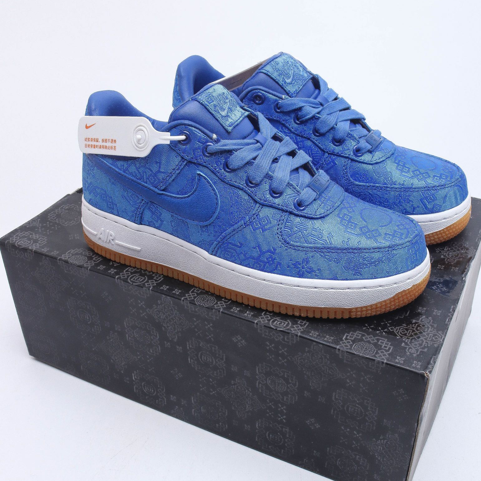 Fragment Design x Nike Air Force 1 Premium"Game Black" Sneaker   - PerfectKickZ