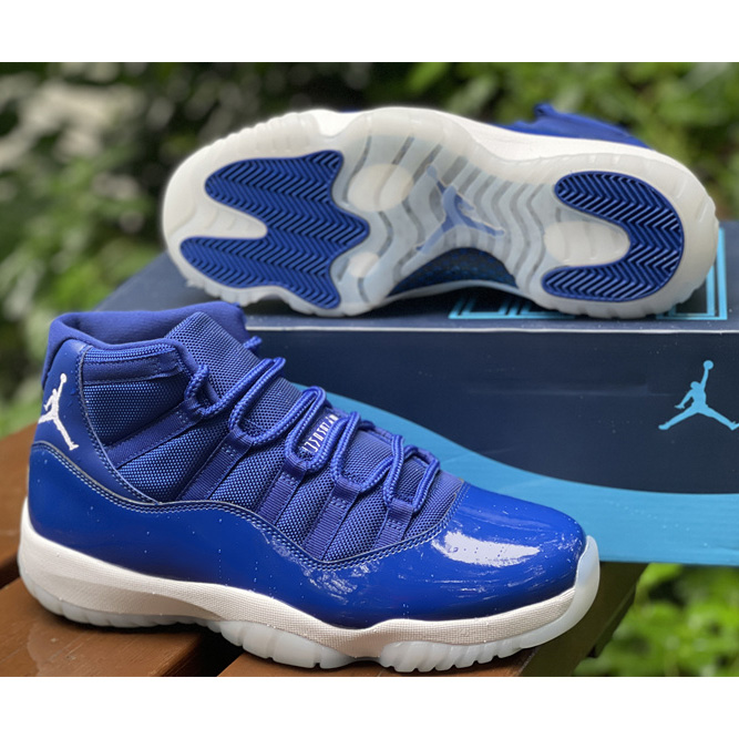 Air Jordan 11 Retro Low ''Legend Blue'' Sneaker   AT7802 115 - PerfectKickZ
