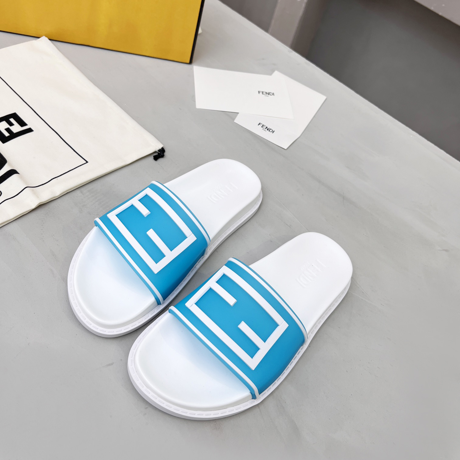 Fendi Baguette Slides - PerfectKickZ
