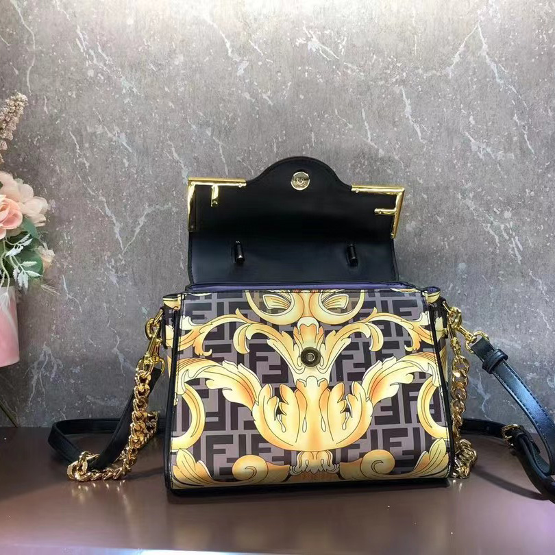 Versace Fendace La Medusa Medium Handbag(25-22-15cm) - PerfectKickZ