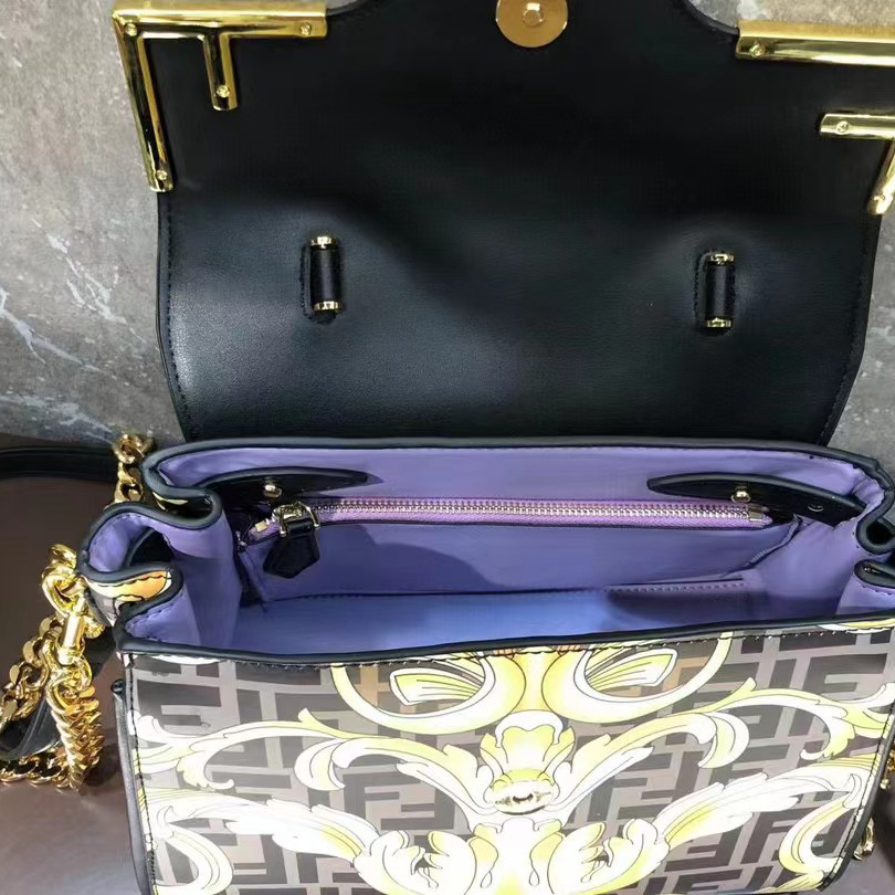 Versace Fendace La Medusa Medium Handbag(25-22-15cm) - PerfectKickZ