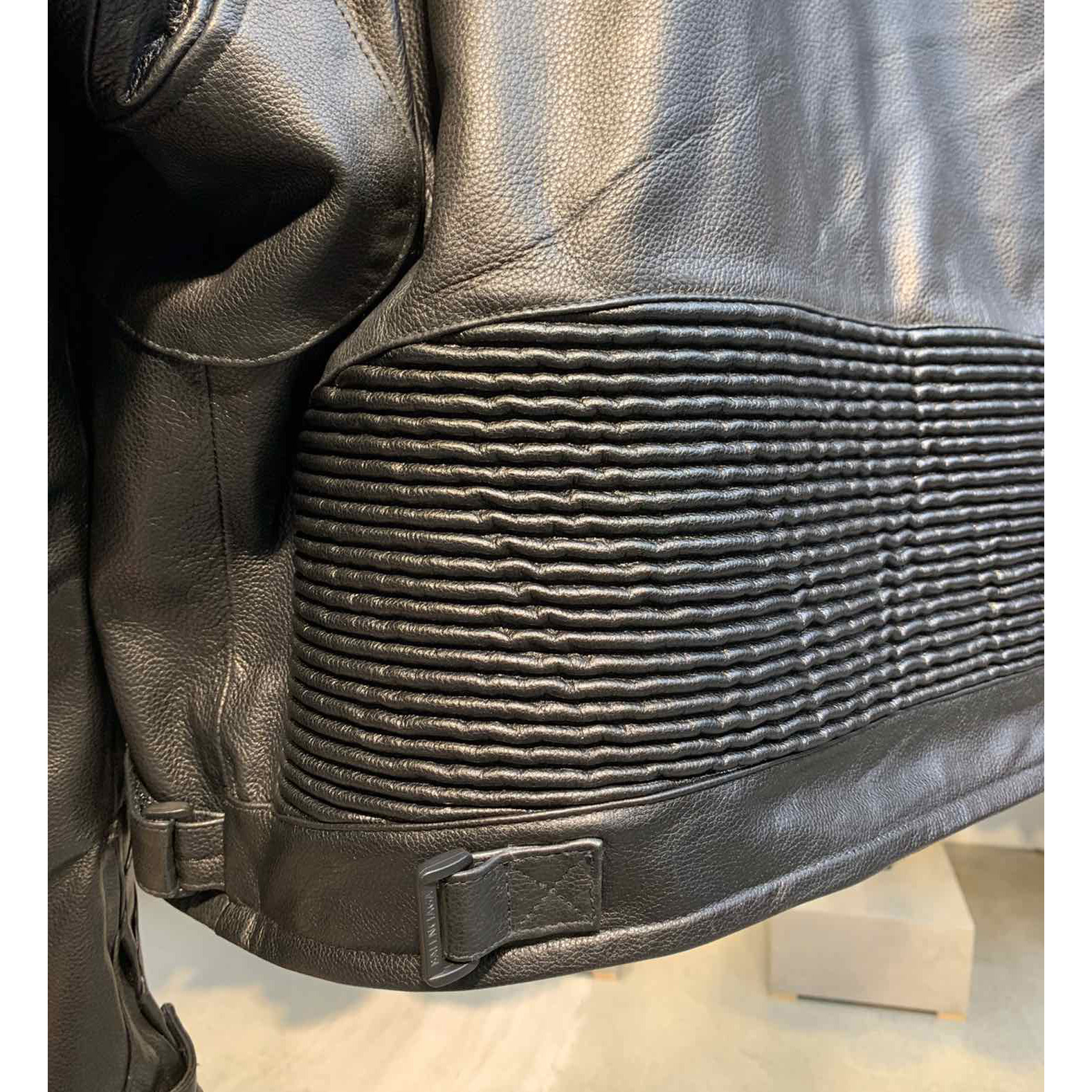 Balenciaga Upcycled Biker Jacket In Black Calfskin - PerfectKickZ