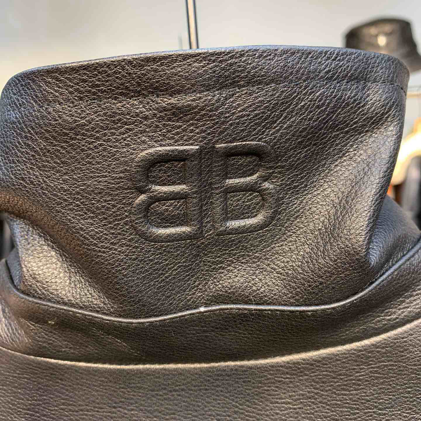 Balenciaga Upcycled Biker Jacket In Black Calfskin - PerfectKickZ